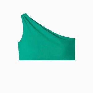 Summersalt sidestroke green bikini top